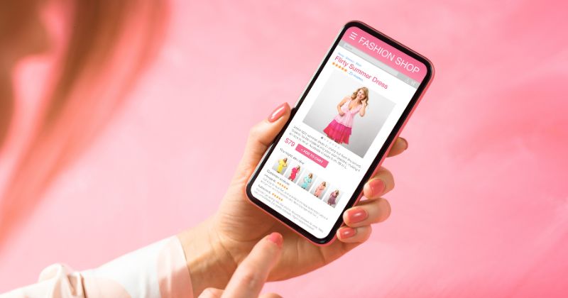 A website perfectly sized for a mobile interface.